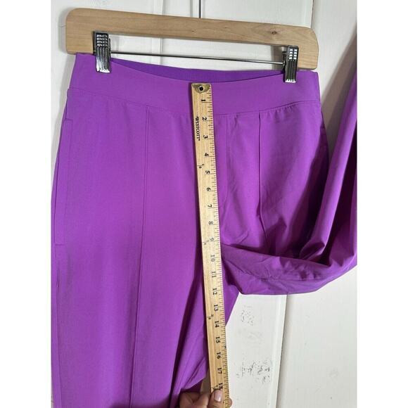 Athleta Brooklyn Heights‎ Vienna Pants 4 Slim Jazzy Purple travel commute - Picture 10 of 13